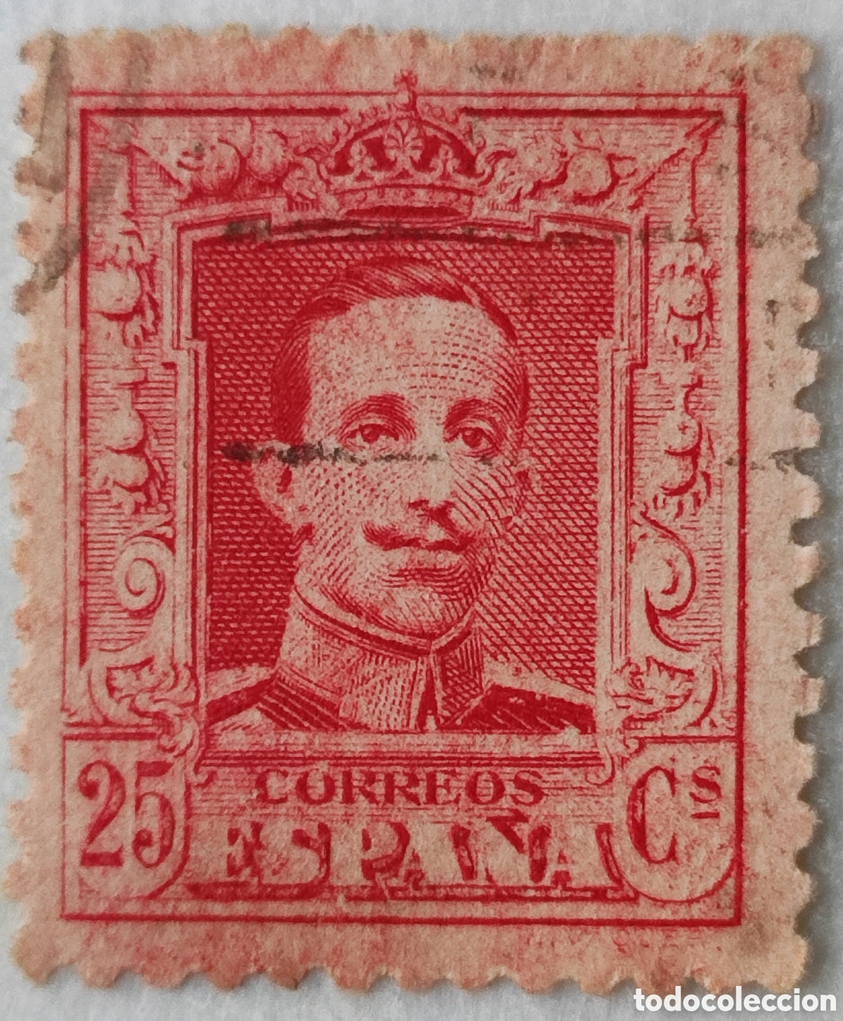 Sellos: Espa&ntilde;a 25 c&eacute;ntimos 1922-30 - Foto 1