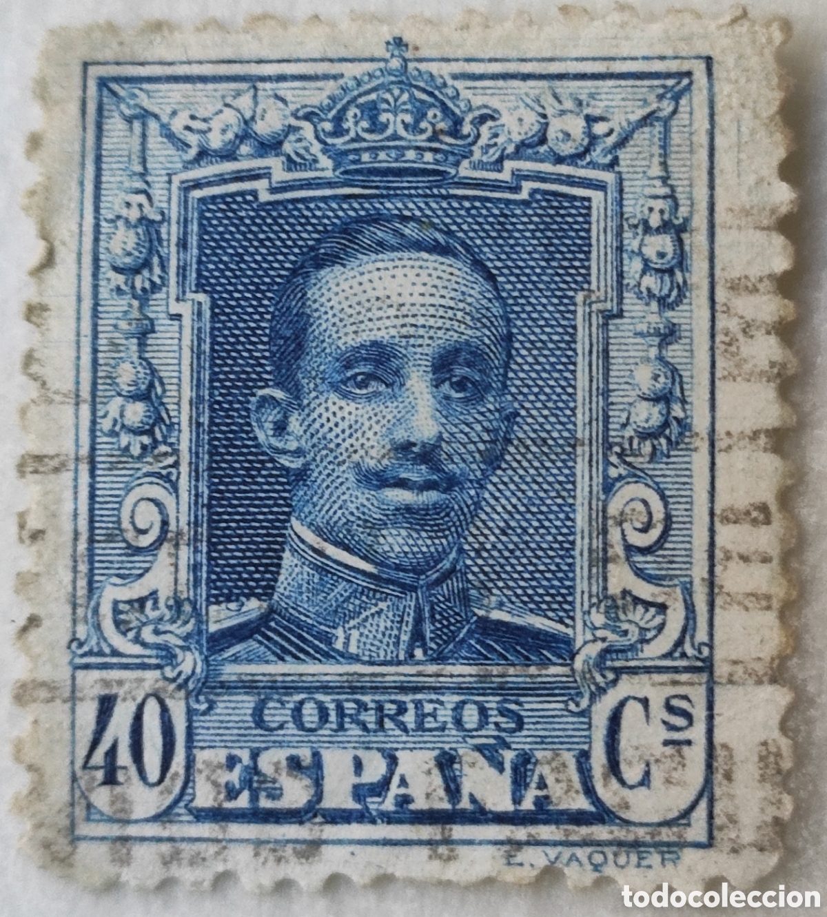 Sellos: Espa&ntilde;a 40 c&eacute;ntimos 1922-30 - Foto 1