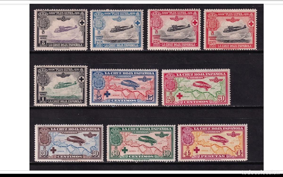 Sellos: ESPAÑA - 1926 - ALFONSO XIII - EDIFIL 339/348 - SERIE COMPLETA - MNH** - NUEVOS - V.CAT. 310€