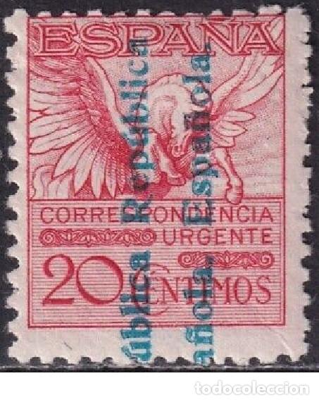Sellos: Edifil 603 sellos nuevos Espa&ntilde;a 1931 Pegaso con fijasellos