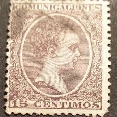 Sellos: ESPAÑA 1889/1901 - ALFONSO XIII, TIPO PELÓN, 15C. (EDIFIL 219 º)