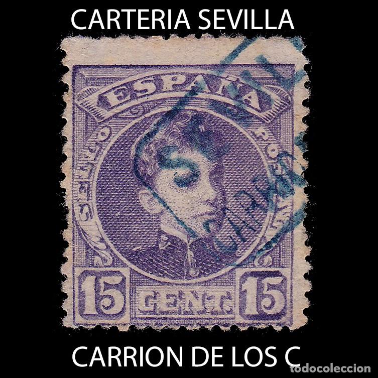 Sellos: CARTER&Iacute;A.CARRION DE LOS C.SEVILLA - Foto 1
