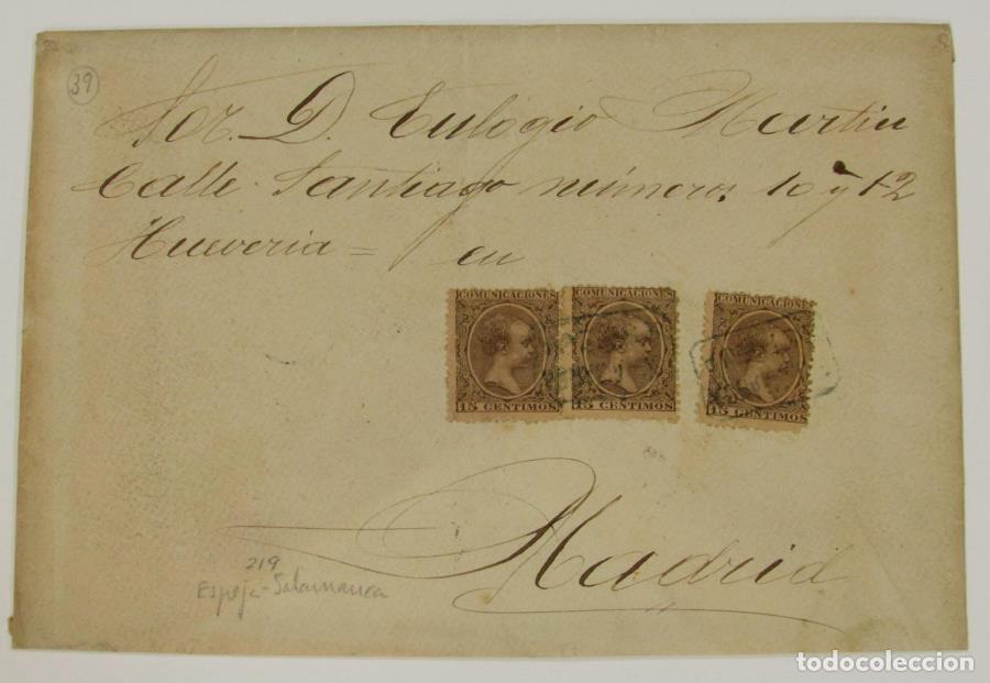 Sellos: Edifil 219 (3) carta - Foto 1