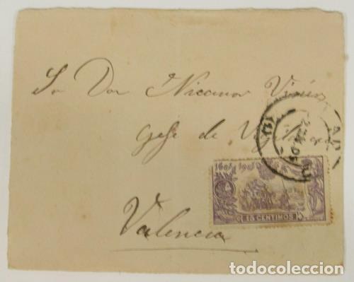 Sellos: Edifil 259 carta - Foto 1