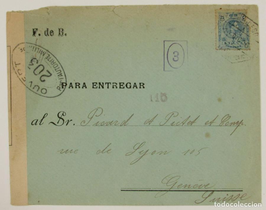 Sellos: Edifil 274 (Df) carta - Foto 1