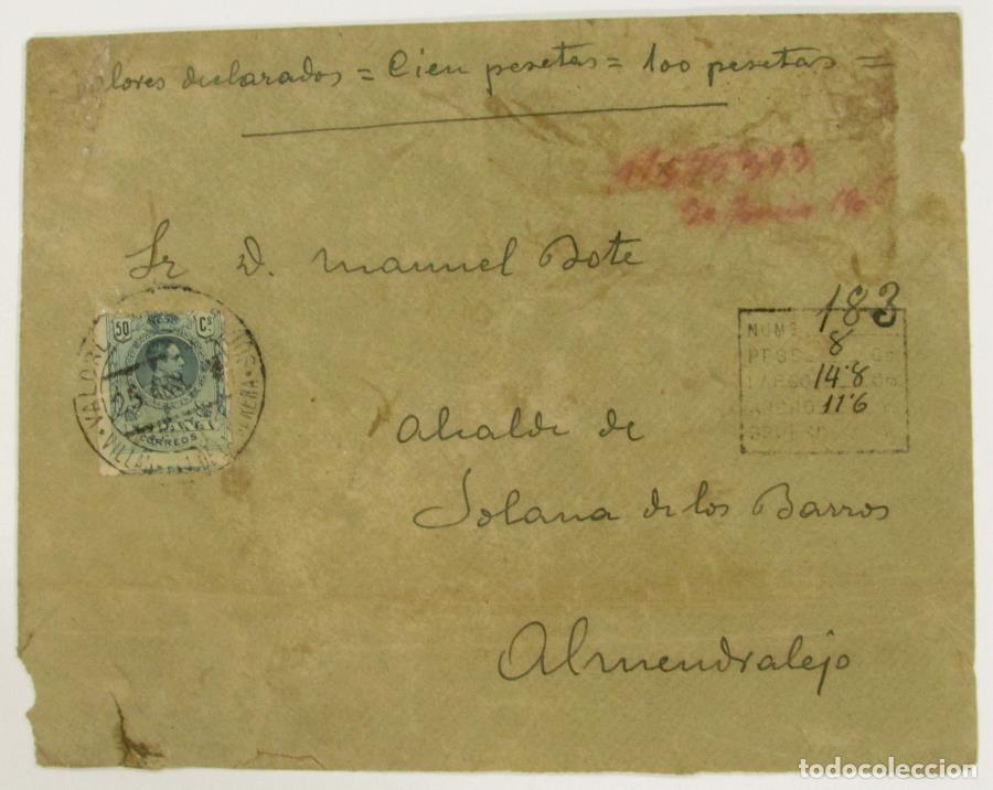 Sellos: Edifil 277 carta - Foto 1