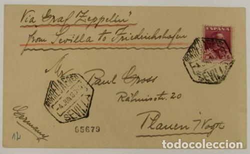 Sellos: Edifil 322 carta - Foto 1
