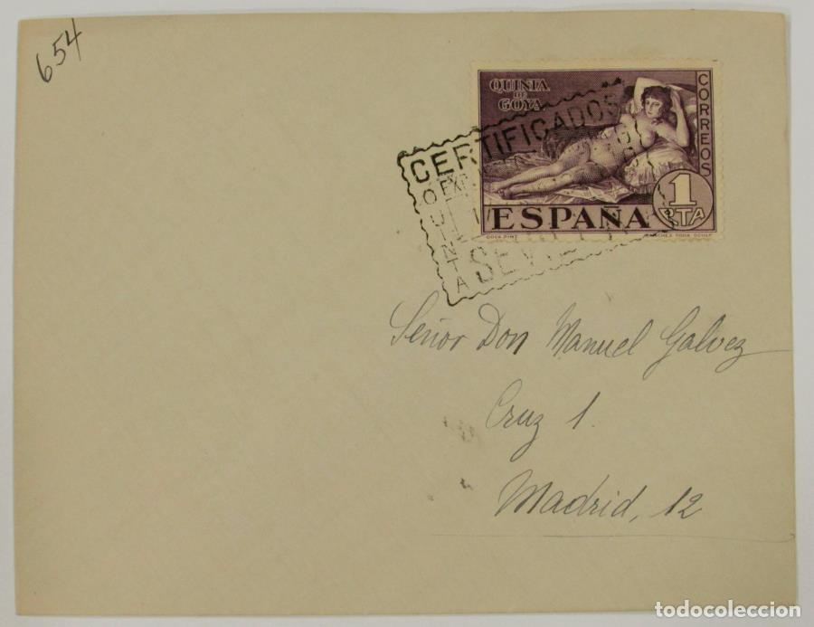 Sellos: Edifil 513 carta - Foto 1