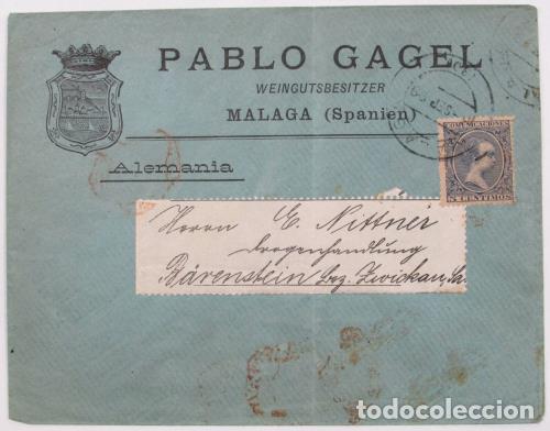 Sellos: Edifil 215 carta - Foto 1