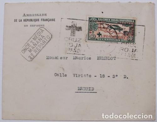 Sellos: Edifil 369 carta - Foto 1