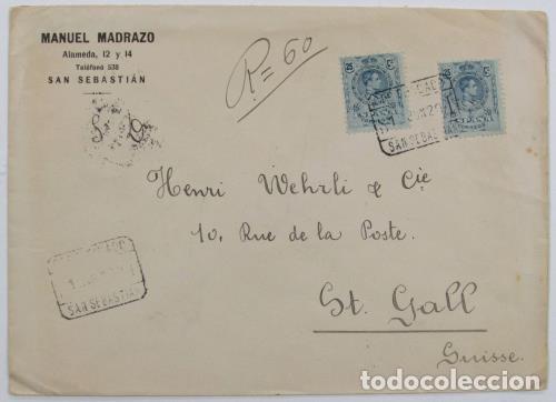 Sellos: Edifil 274 (2) carta - Foto 1