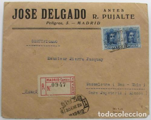 Sellos: Edifil 319 (2) carta - Foto 1