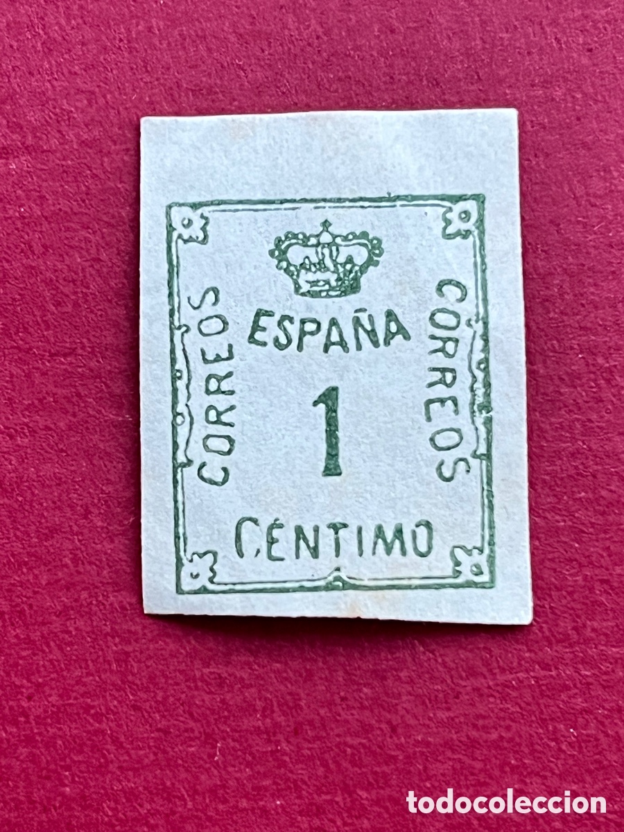 Sellos: Sello Espa&ntilde;a. 1920. 1 c&eacute;ntimo - Foto 1