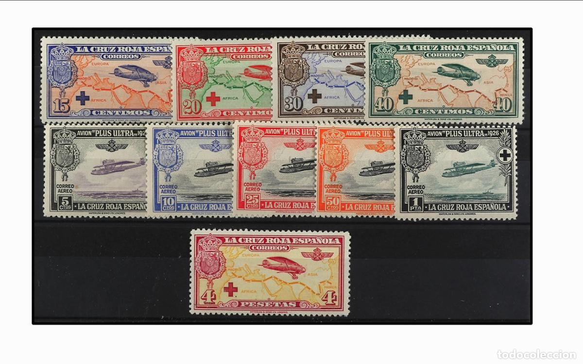 Sellos: ESPAÑA - 1926 - ALFONSO XIII - EDIFIL 339/348 - SERIE COMPLETA - MNH** - NUEVOS - V.CAT. 310€