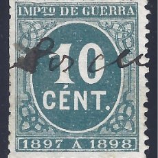 Sellos: EDIFIL 233 CIFRAS 1897-1898. SELLOS DE IMPUESTO DE GUERRA.