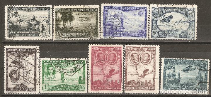 Stamps: 1930 PRO UNION IBEROAMERICANA AEREA EDIFIL 583/1* CON FIJASELLOS