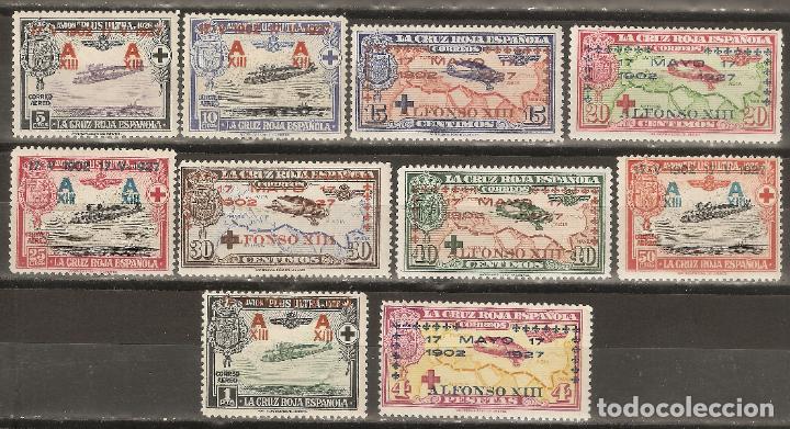 Stamps: 1927 ANIVERSARIO DE LA JURA EDIFIL 363/372*