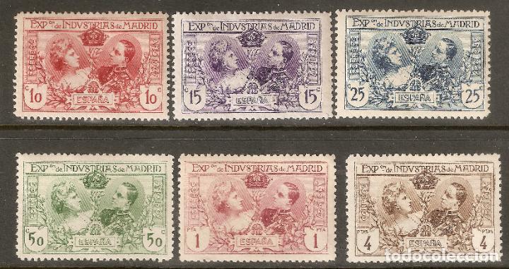 Stamps: 1907 EXPOSICION INDUSTRIAS DE MADRID EDIFIL SR 1/6* NUEVOS