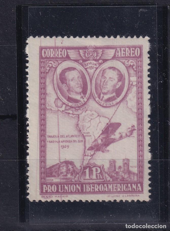 Stamps: España. 1 Ptas de la serie Pro Unión Aerea