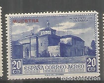 Timbres: ESPAÑA COLON COLUMBUS MUESTRA EN ROJO SPECIMEN MONASTERIO DE LA RABIDA