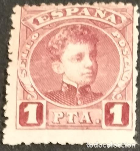 Sellos: Edifil 253 sellos nuevos AUTENTICOS España 1901 Alfonso XIII Cadete con fija sello nuevo