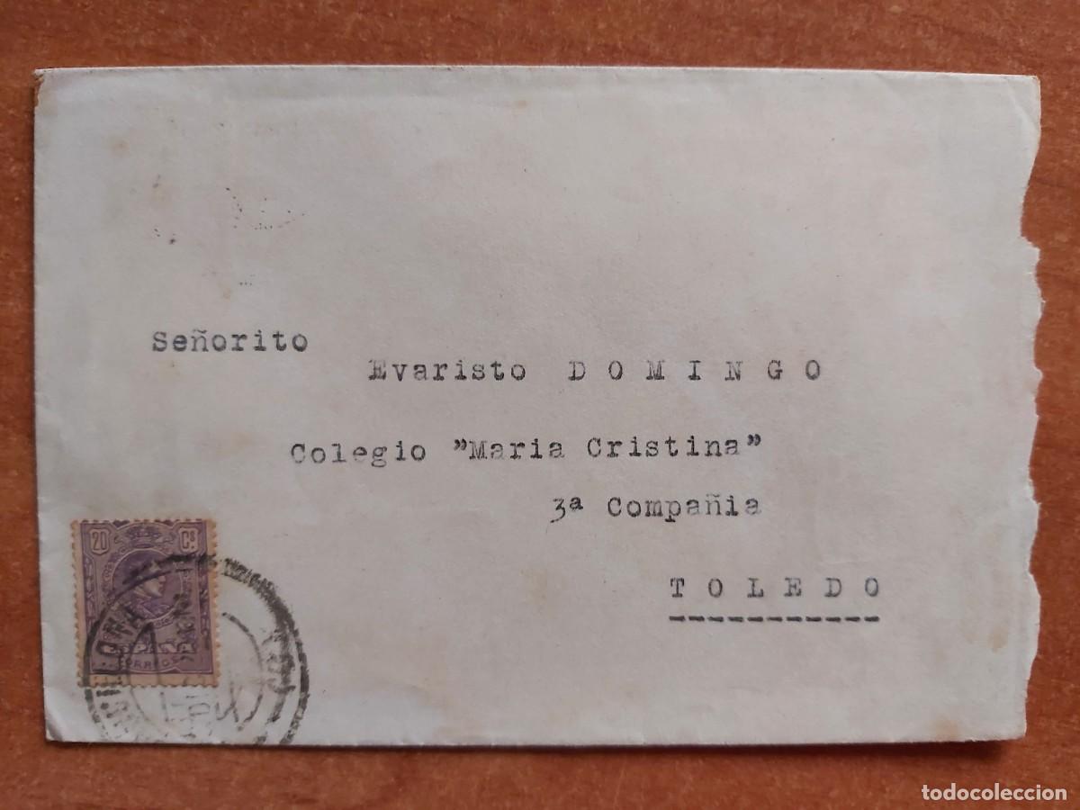 Sellos: SOBRE POSTAL CON SELLO ANTIGUO DE 20 CS. - Foto 1