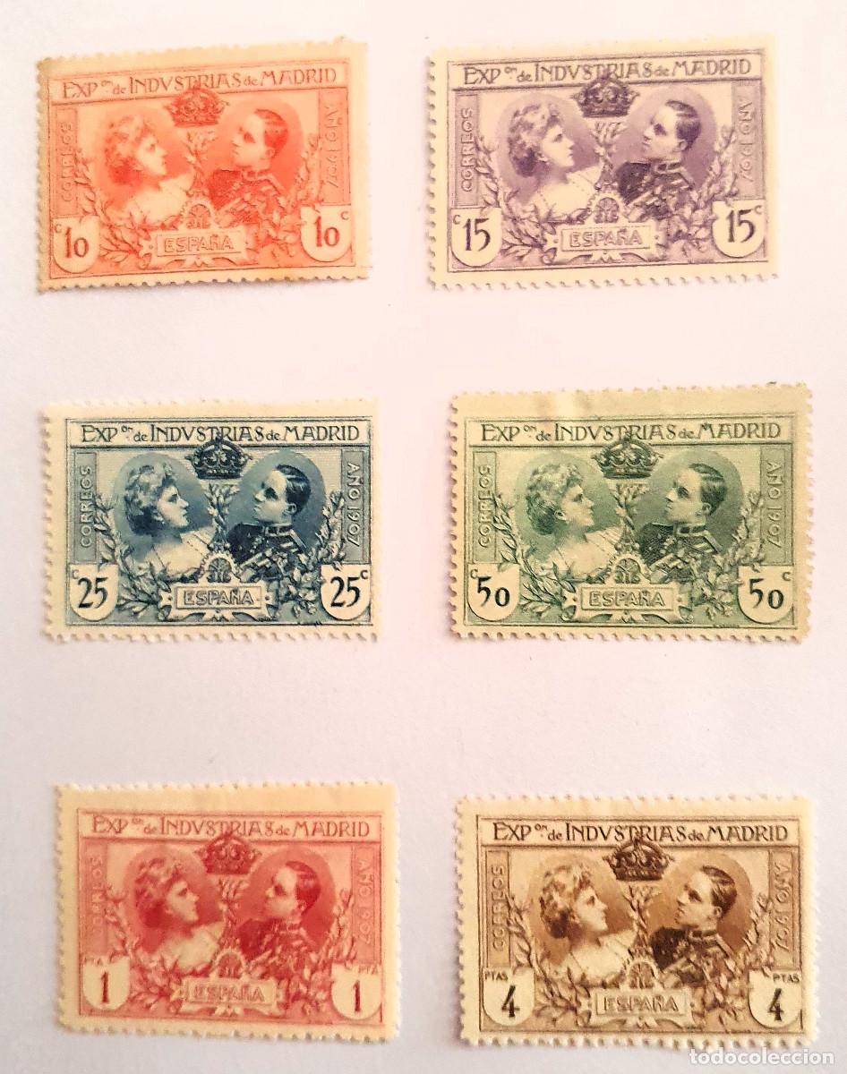Sellos: ESPA&Ntilde;A 1907 EDIFIL SR1 A SR6 - Foto 1