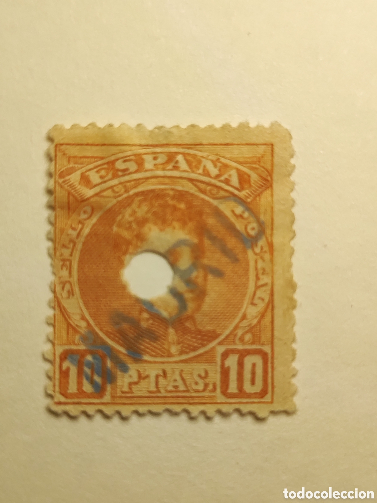 Sellos: Edifil 255 1901 usado - Foto 1