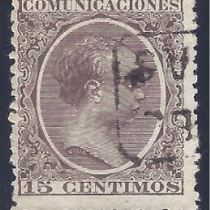 Sellos: EDIFIL 219 ALFONSO XIII. TIPO PELÓN. 1889-1901. CARTERÍA DE CRETAS (TERUEL).