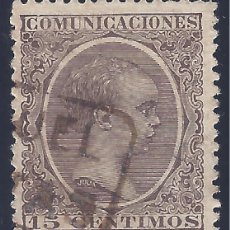 Sellos: EDIFIL 219 ALFONSO XIII. TIPO PELÓN. 1889-1901. CARTERÍA DE CRETAS (TERUEL).