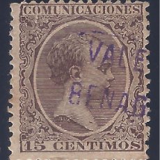 Sellos: EDIFIL 219 ALFONSO XIII. TIPO PELÓN. 1889-1901. CARTERÍA DE BENAGUACIL (VALENCIA).