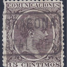 Sellos: EDIFIL 219 ALFONSO XIII. TIPO PELÓN. 1889-1901. CARTERÍA DE GRATALLOPS (TARRAGONA)