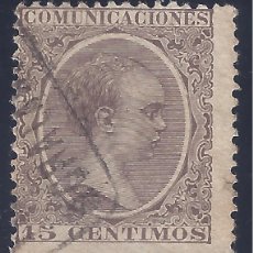Sellos: EDIFIL 219 ALFONSO XIII. TIPO PELÓN. 1889-1901. CARTERÍA DE MORA LA NUEVA (TARRAGONA).