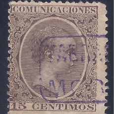 Sellos: EDIFIL 219 ALFONSO XIII. TIPO PELÓN. 1889-1901. CARTERÍA DE MORELL (TARRAGONA).