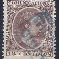 Sellos: EDIFIL 219 ALFONSO XIII. TIPO PELÓN. 1889-1901. CARTERÍA DE CIEMPOZUELOS (MADRID).