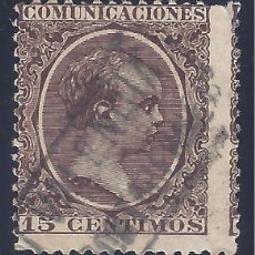 Sellos: EDIFIL 219 ALFONSO XIII. TIPO PELÓN. 1889-1901. CARTERÍA DE MONTABERNER (VALENCIA).