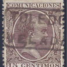Sellos: EDIFIL 219 ALFONSO XIII. TIPO PELÓN. 1889-1901. CARTERÍA DE VELADA (TOLEDO).