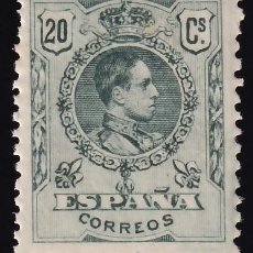 Sellos: ESPAÑA, 1909 EDIFIL Nº 272 /**/, 20 C. VIOLETA, [SIN FIJASELLOS.]
