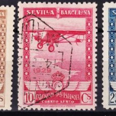 Sellos: ESPAÑA, 1929 EDIFIL Nº 448, 449, 450,