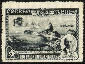 Timbres: EDIFIL 583 MANCHA BAJO EL AVION