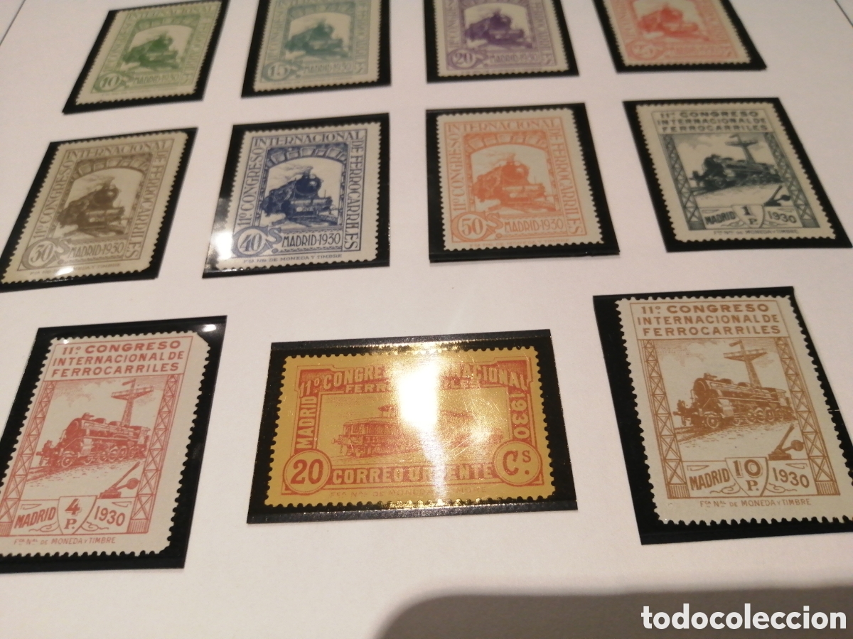 Sellos: XI CONGRESO INTERNACIONAL DE FERROCARRIL - Foto 2