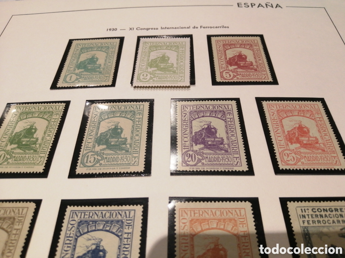 Sellos: XI CONGRESO INTERNACIONAL DE FERROCARRIL - Foto 1