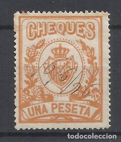 Sellos: cheques 1 pts usado 1926 - Foto 1