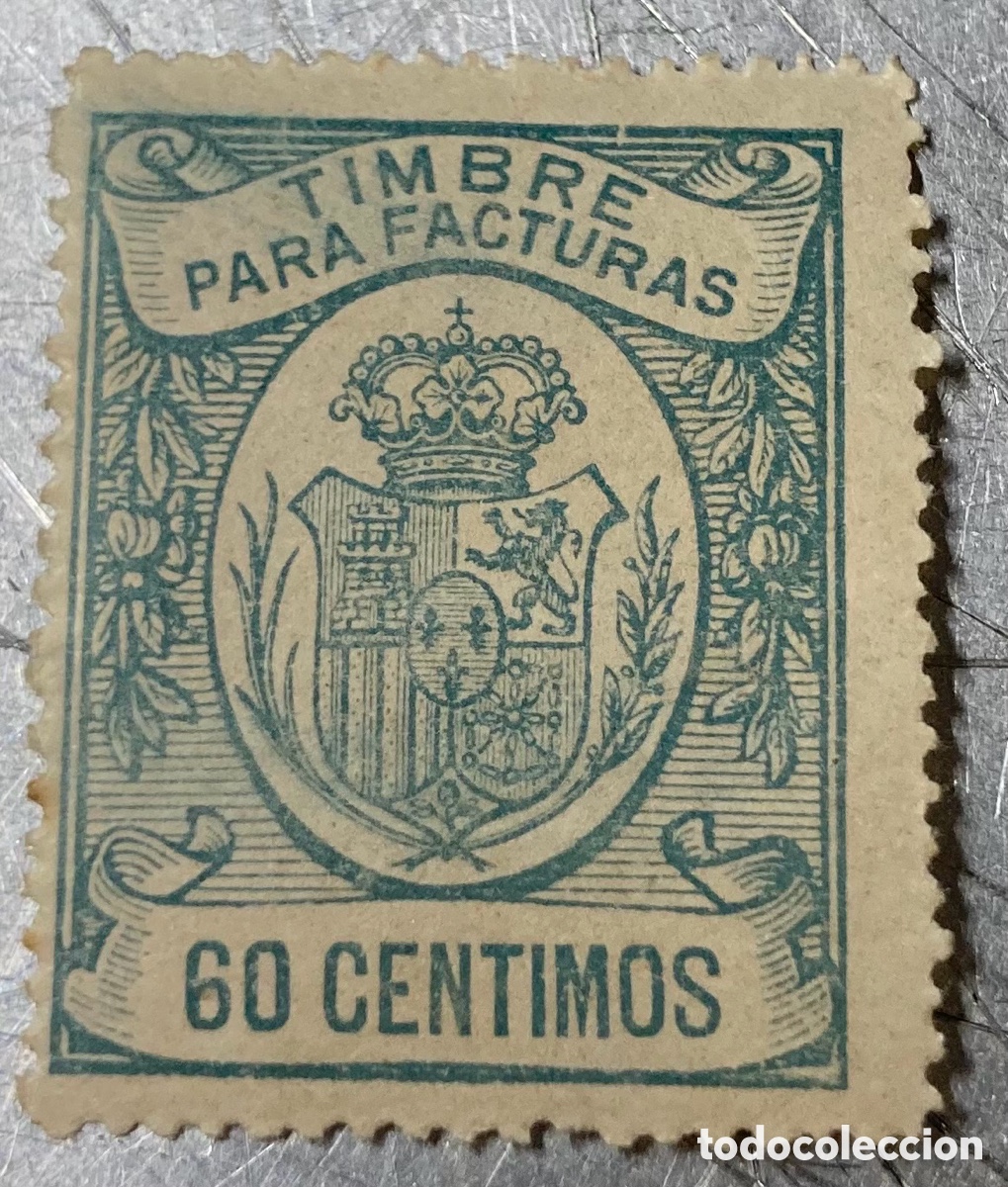 Sellos: Timbre para facturas 60 centimos - Foto 1