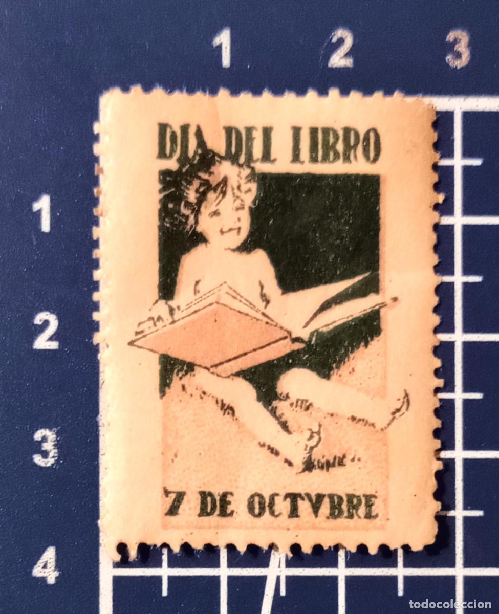 Sellos: VI&Ntilde;ETA - DIA DEL LIBRO 7 DE OCTUBRE - Foto 1