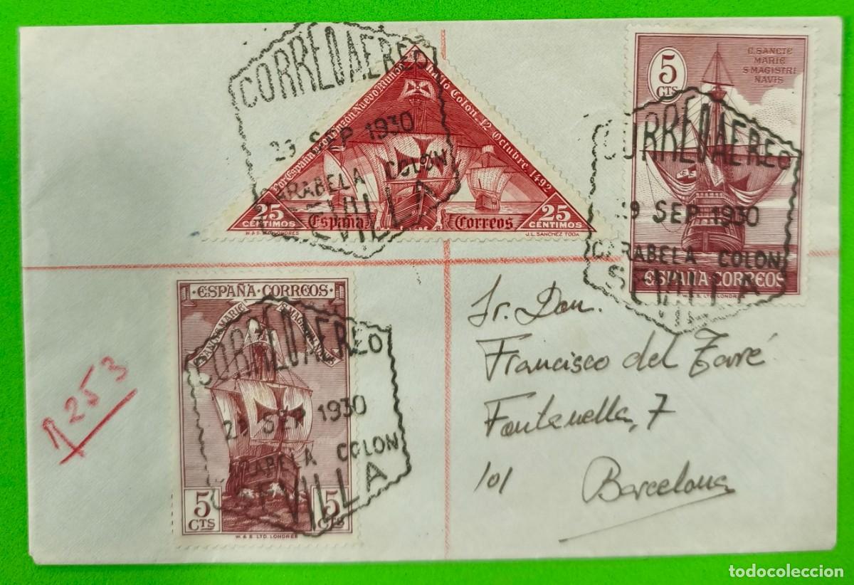 Sellos: 1930.- SEVILLA A BARCELONA. - Foto 1
