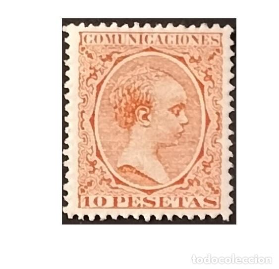 Sellos: Edifil 228 sellos nuevos ** año 1889 MNH Alfonso XIII Pelon leer