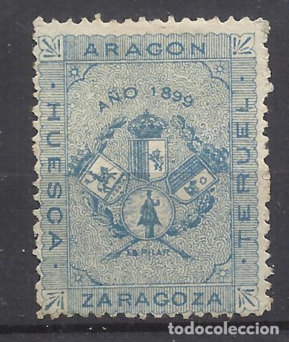 Timbres: ARAGON 1899 ZARAGOZA, HUESCA I TERUEL NUEVO*