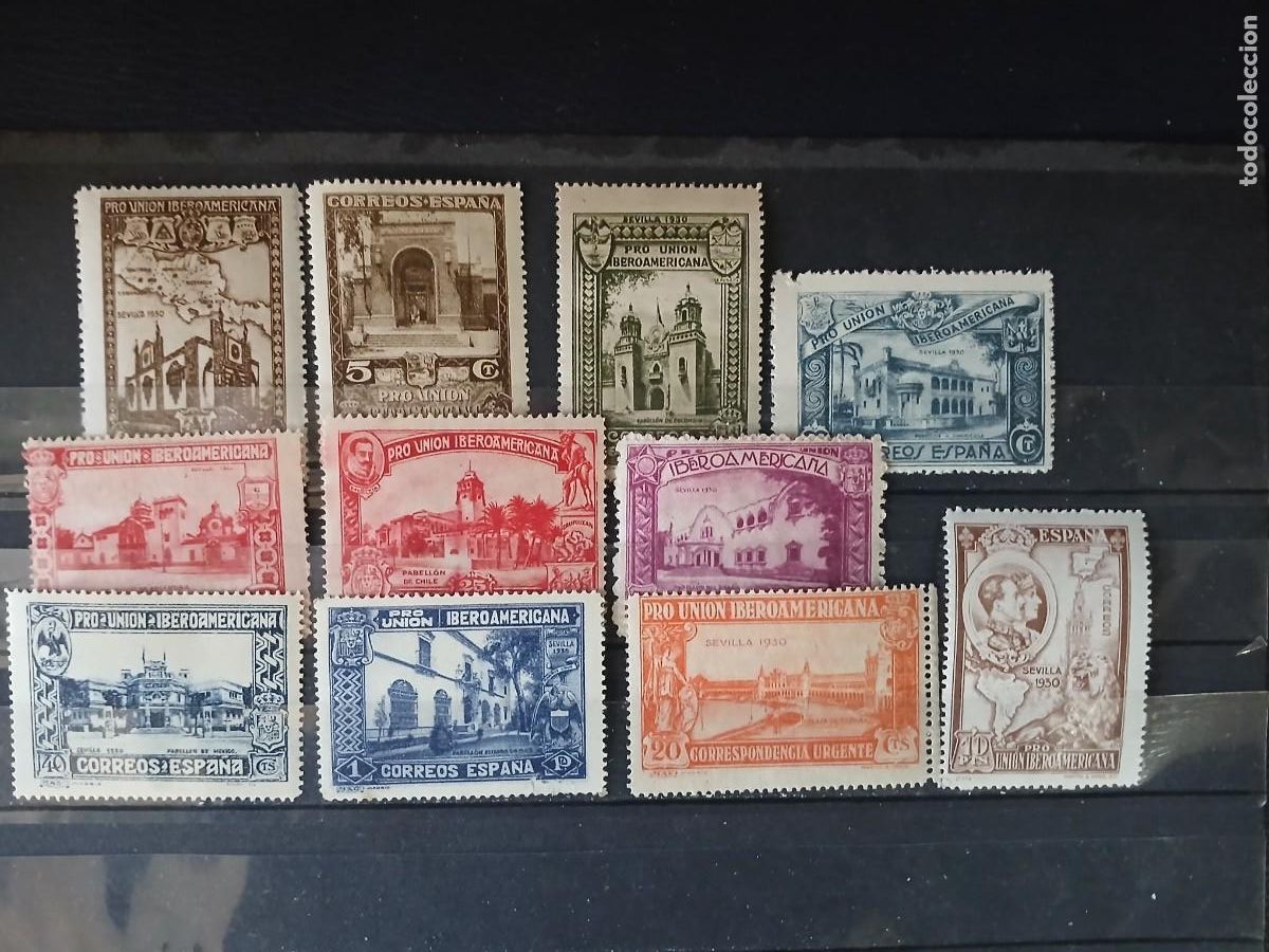 Sellos: A&Ntilde;O 1930 PRO UNION IBEROAMERICANA VALOR CATALOGO 24.70 EUROS