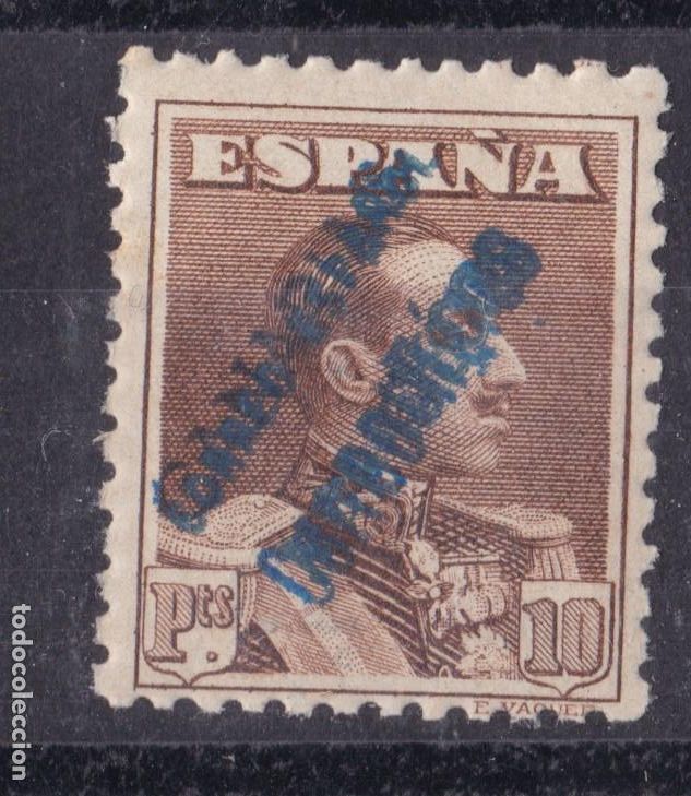 Sellos: SS2- Alfonso XIII Vaquer 10 Ptas. RARAS Sobrecargas , CANARIAS Sobre Tanger NE6?? ** Sin Fijasellos
